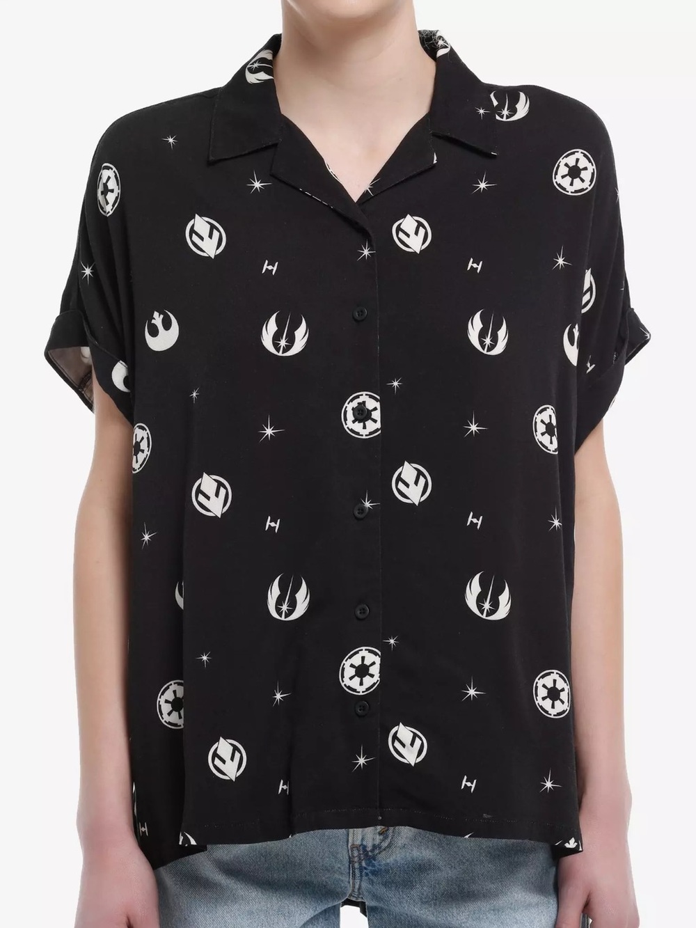 Her Universe Exclusive Star Wars Icons Dolman Woven Button-Up